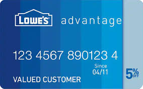 Lowe’s Advantage Card